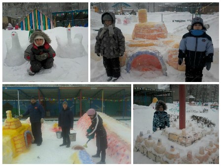 Снежная сказка в детском саду
